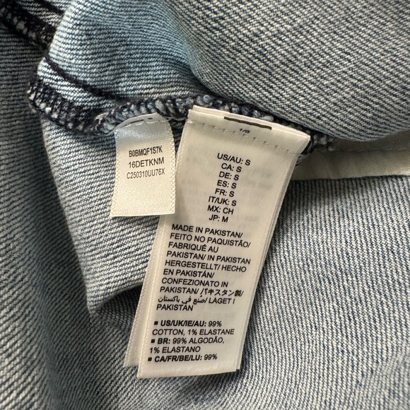 The Drop Women's Blue Denim Mini Skirt - Picture 3 of 4